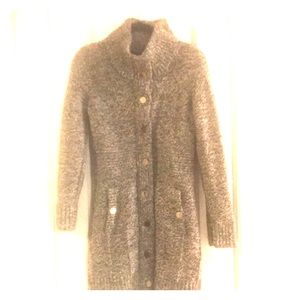 Gorgeous High collared sweater jacket!